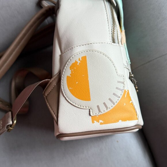 Star Wars Loungefly Baby Yoda Mini Backpack With Faux Leather & Appliqué Design - Picture 2 of 6